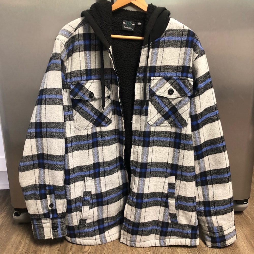 Mens Plaid Coat